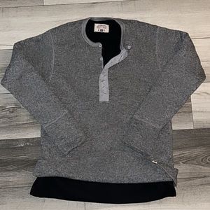 Stanfield's Henley Shirt - Heavy Weight Wool With Fleece Lining